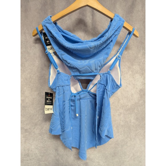 bar III size Small womens cobalt blue bikini Heat Wave (S19) - Picture 3 of 4